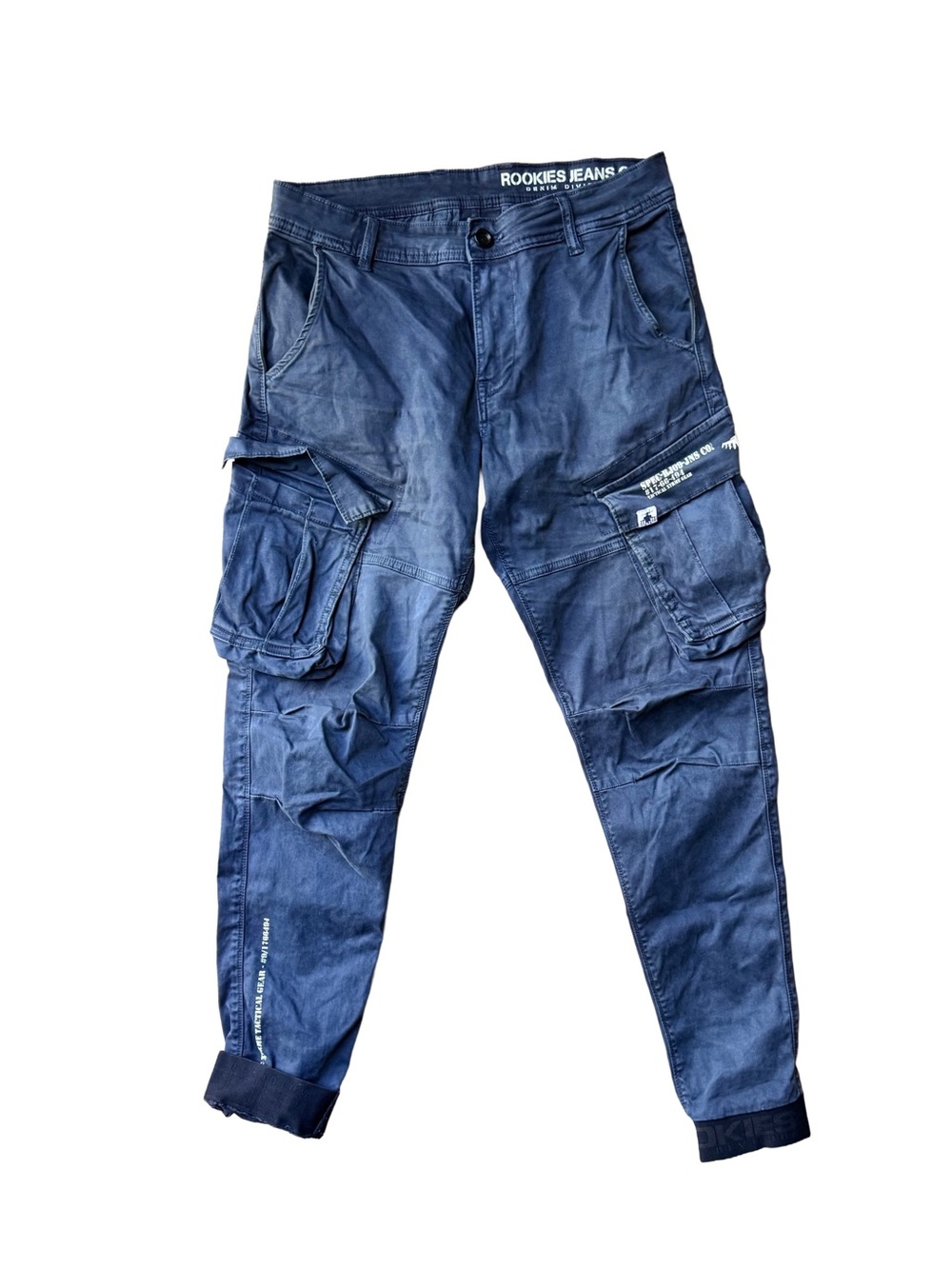 Rookies Jeans Men's Navy Cargo Pants